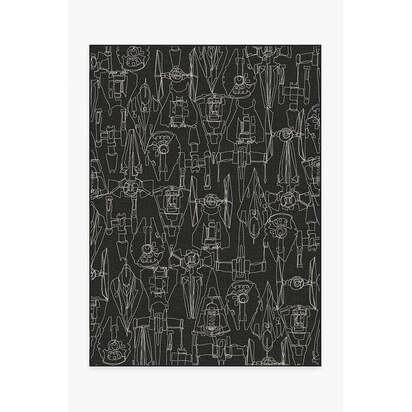 Star Wars Armada Black Rug - 150 x 215 cm - All-In-One Rug