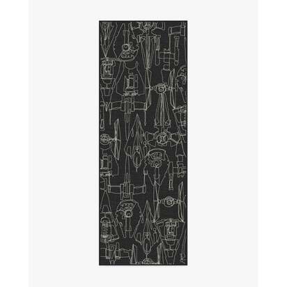 Star Wars Armada Black Rug - 185 Round cm - All-In-One Rug