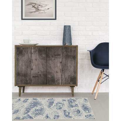 Star Wars Toile Blue Rug - 75 x 215 cm - All-In-One Rug