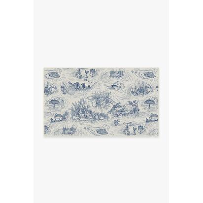 Star Wars Toile Blue Rug - 90 x 150 cm - All-In-One Rug