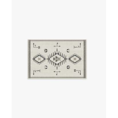 The Child Black & Cream Rug - 60 x 90 cm - All-In-One Rug