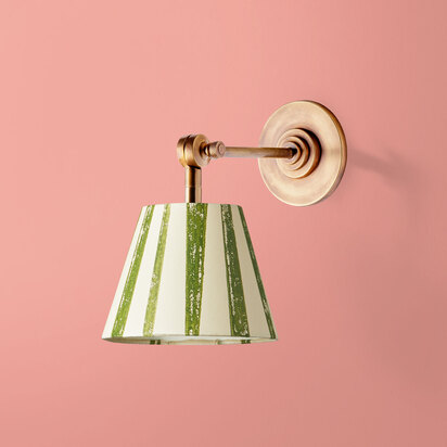 Elbow rechargeable wall fitting in antique brass