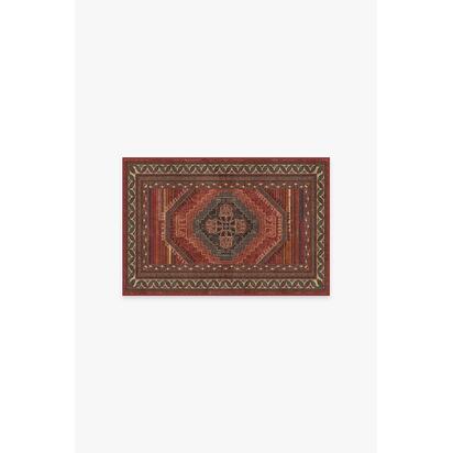 Mandalore Scarlet Red Rug - 60 x 90 cm - All-In-One Rug