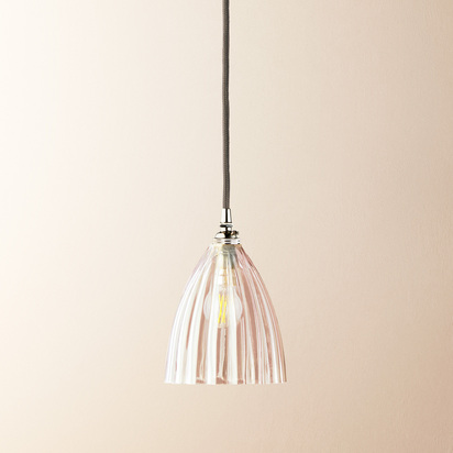 Smaller Scallop in clear glass
