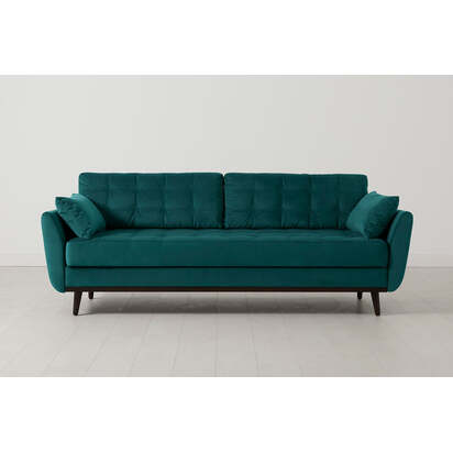 Model 10 Sofa Bed 3 Seater, Kingfisher