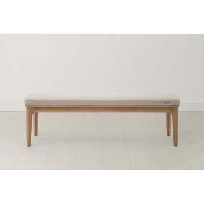 Dining Bench 01 Oak / Oatmeal from Swyft