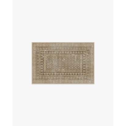 Cyrus Rose Gold Flatwoven Rug - 60 x 90 cm - Rug + Cushioned Pad System