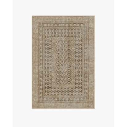 Cyrus Rose Gold Flatwoven Rug - 120 x 185 cm - Rug + Cushioned Pad System