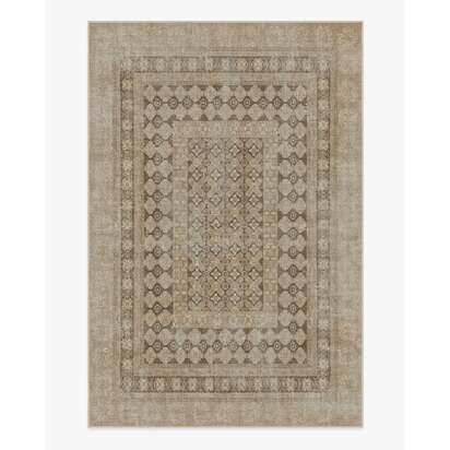 Cyrus Rose Gold Flatwoven Rug - 185 x 275 cm - Rug + Cushioned Pad System