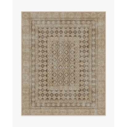 Cyrus Rose Gold Flatwoven Rug - 245 x 305 cm - Rug + Cushioned Pad System