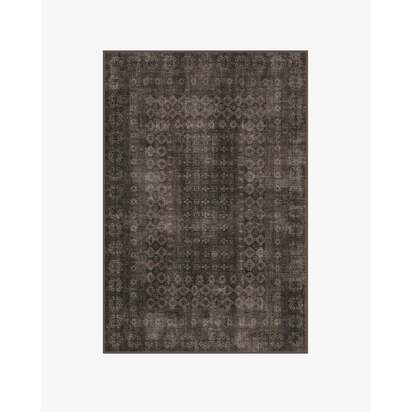 Cyrus Black Flatwoven Rug - 120 x 185 cm - Rug + Pad System