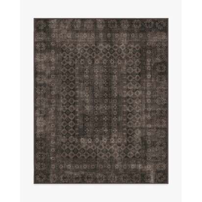 Cyrus Black Flatwoven Rug - 245 x 305 cm - Rug + Pad System