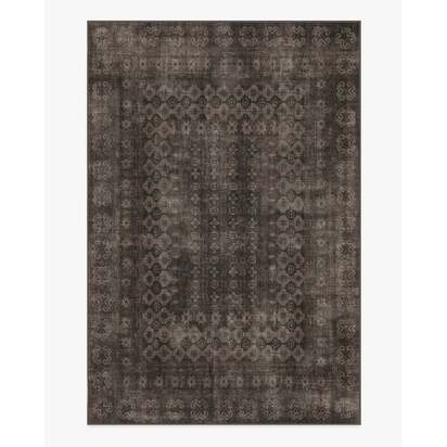 Cyrus Black Flatwoven Rug - 200 x 290 cm - Rug + Pad System