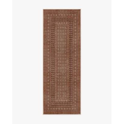 Cyrus Terracotta Flatwoven Rug - 75 x 215 cm - Rug + Pad System