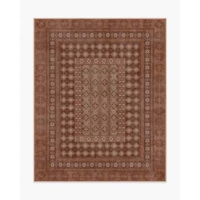 Cyrus Terracotta Flatwoven Rug - 245 x 305 cm - Rug + Pad System