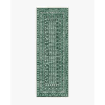 Cyrus Sage Flatwoven Rug - 75 x 215 cm - Rug + Pad System