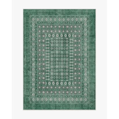 Cyrus Sage Flatwoven Rug - 150 x 215 cm - Rug + Cushioned Pad System