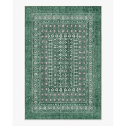 Cyrus Sage Flatwoven Rug - 185 x 275 cm - Rug + Cushioned Pad System