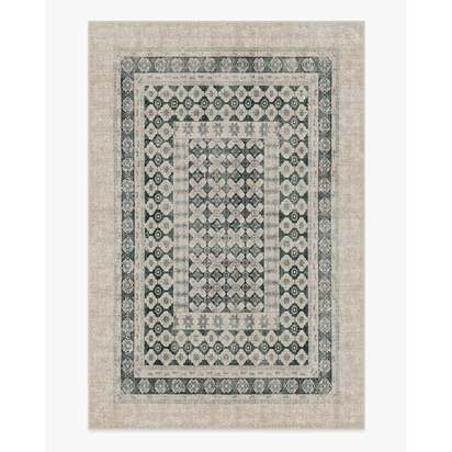 Cyrus Taupe & Soft Charcoal Flatwoven Rug - 200 x 290 cm - Rug + Cushioned Pad System