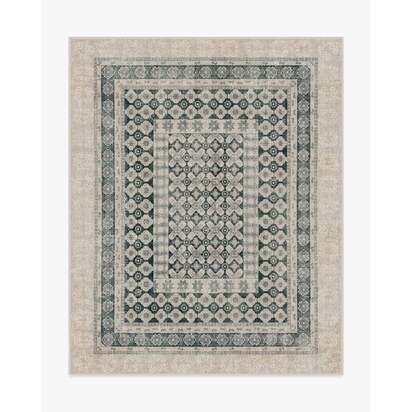 Cyrus Taupe & Soft Charcoal Flatwoven Rug - 245 x 305 cm - Rug + Pad System