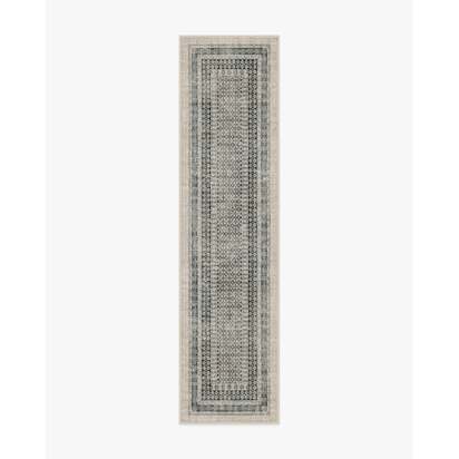 Cyrus Taupe & Soft Charcoal Flatwoven Rug - 245 Round cm - Rug + Pad System