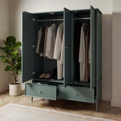 Remi Triple Wardrobe