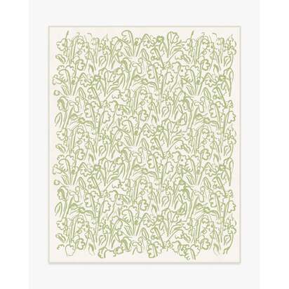 Ensikukat Green Flatwoven Rug by Marimekko - 245 x 305 cm - Rug + Pad System