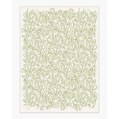 Ensikukat Green Flatwoven Rug by Marimekko - 275 x 365 cm - Rug + Pad System