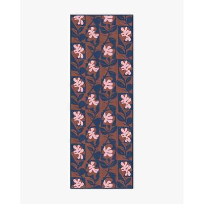 Naatit Rust Flatwoven Rug by Marimekko - 75 x 215 cm - Rug + Cushioned Pad System