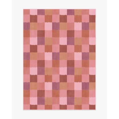 Ostjakki Pink & Orange Rug by Marimekko - 150 x 215 cm - All-In-One Rug