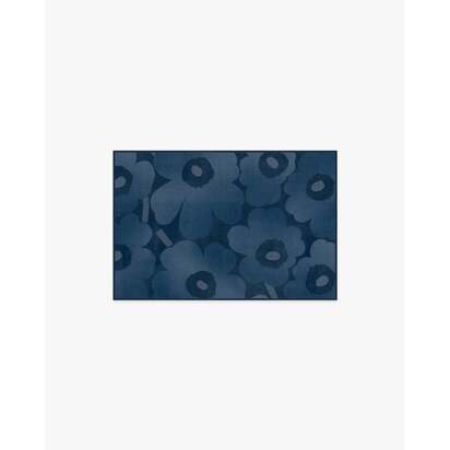Unikko Blue Rug by Marimekko - 60 x 90 cm - All-In-One Rug
