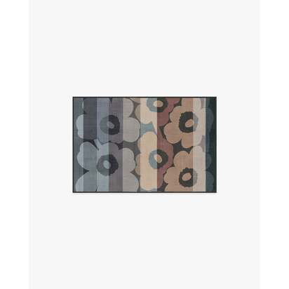 Unikko Ralli Charcoal Multicolour Rug by Marimekko - 60 x 90 cm - All-In-One Rug
