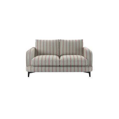Boston Curved Arm 2 Seat Sofa in Pomelo Dashwood Stripe