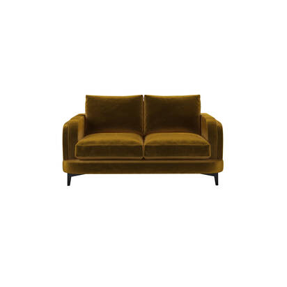 Boston Curved Arm 2 Seat Sofa in Piccalilli Smart Velvet