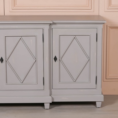 Classical Distressed Sideboard 206cm