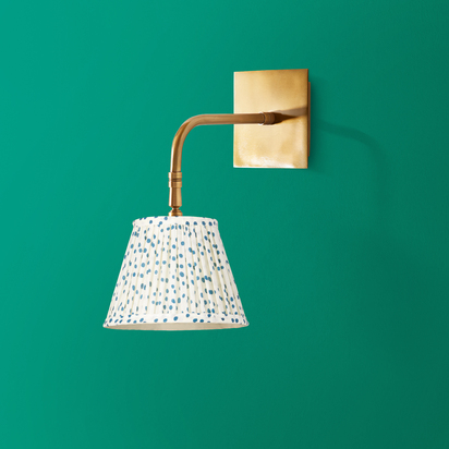 Stevie Wall Fitting in Antiqued Brass