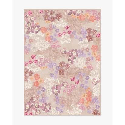 Ellery Natural Multicolour Flatwoven Rug - 150 x 215 cm - Rug + Cushioned Pad System