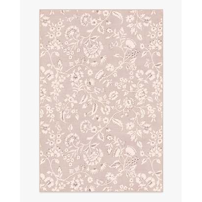 Brenna Natural & Cream Flatwoven Rug - 185 x 275 cm - Rug + Pad System