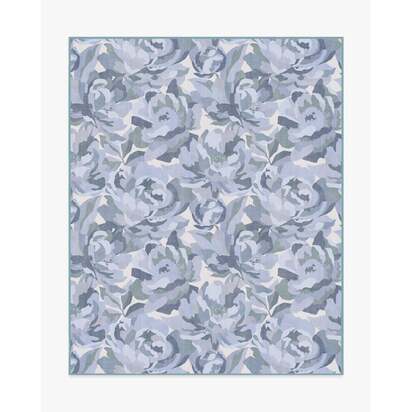 Fiona Blue Flatwoven Rug - 245 x 305 cm - Rug + Cushioned Pad System