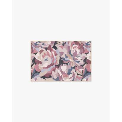 Fiona Multicolour Flatwoven Rug - 60 x 90 cm - Rug + Cushioned Pad System