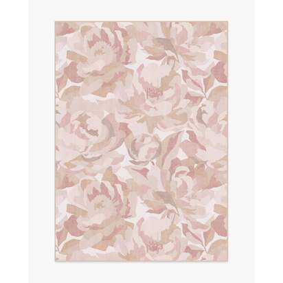 Fiona Vintage Blush Flatwoven Rug - 150 x 215 cm - Rug + Cushioned Pad System
