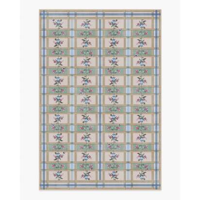 Quinnlyn Natural Multicolour Flatwoven Rug - 185 x 275 cm - Rug + Pad System