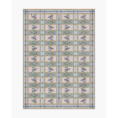 Quinnlyn Natural Multicolour Flatwoven Rug - 150 x 215 cm - Rug + Cushioned Pad System