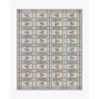 Quinnlyn Natural Multicolour Flatwoven Rug - 245 x 305 cm - Rug + Cushioned Pad System
