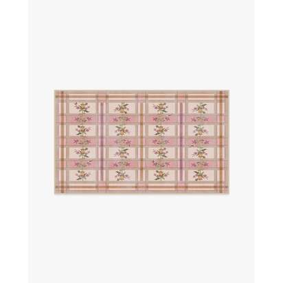 Quinnlyn Rose Multicolour Flatwoven Rug - 90 x 150 cm - Rug + Pad System