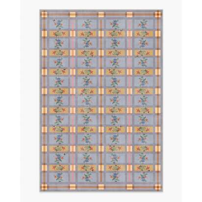 Quinnlyn Slate Blue Multicolour Flatwoven Rug - 185 x 275 cm - Rug + Pad System