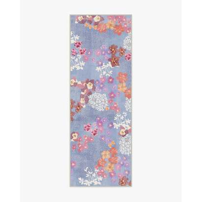Ellery Slate Blue Multicolour Rug - 75 x 215 cm - All-In-One Rug