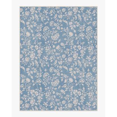 Brenna Slate Blue & Cream Rug - 275 x 365 cm - All-In-One Rug