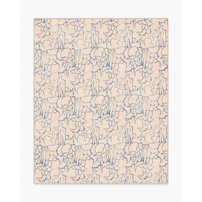 Corrine Cream & Slate Blue Rug - 245 x 305 cm - All-In-One Rug