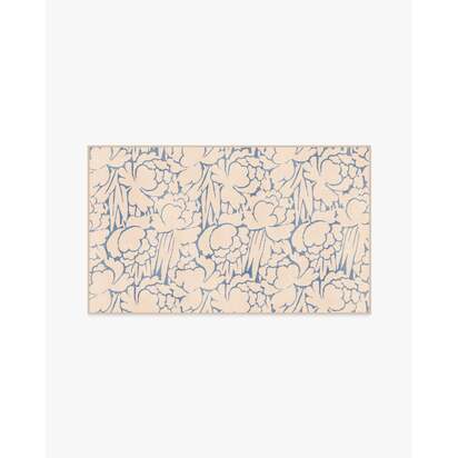 Corrine Cream & Slate Blue Rug - 245 x 305 cm - All-In-One Rug